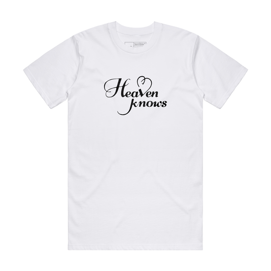 Heaven White T Shirt PinkPantheress Shop